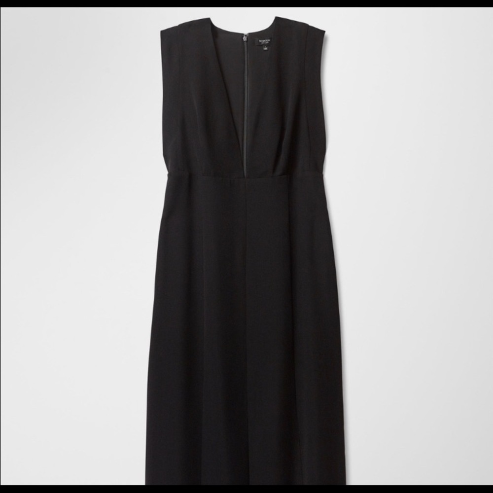 Babaton Black Midi Dress